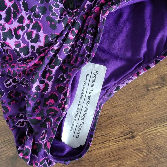 Mynah Rash Guard One-Piece Swimsuit Surfsuit Womens L SPF Watersports Beach - Picture 5 of 7